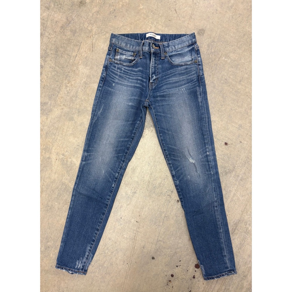 Moussy Vintage Distressed Blue Denim Jeans Womens Size‎ 25